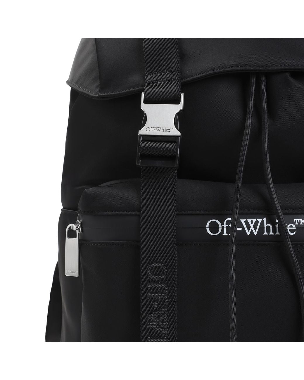 Off-White c/o Virgil Abloh Black Outdoor Backpack for men