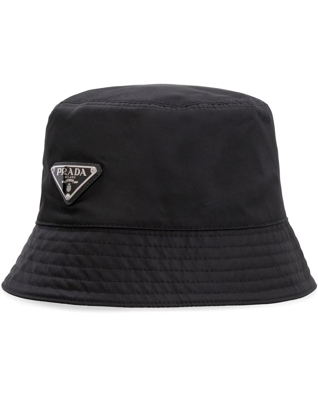 Prada Black Bucket Hat