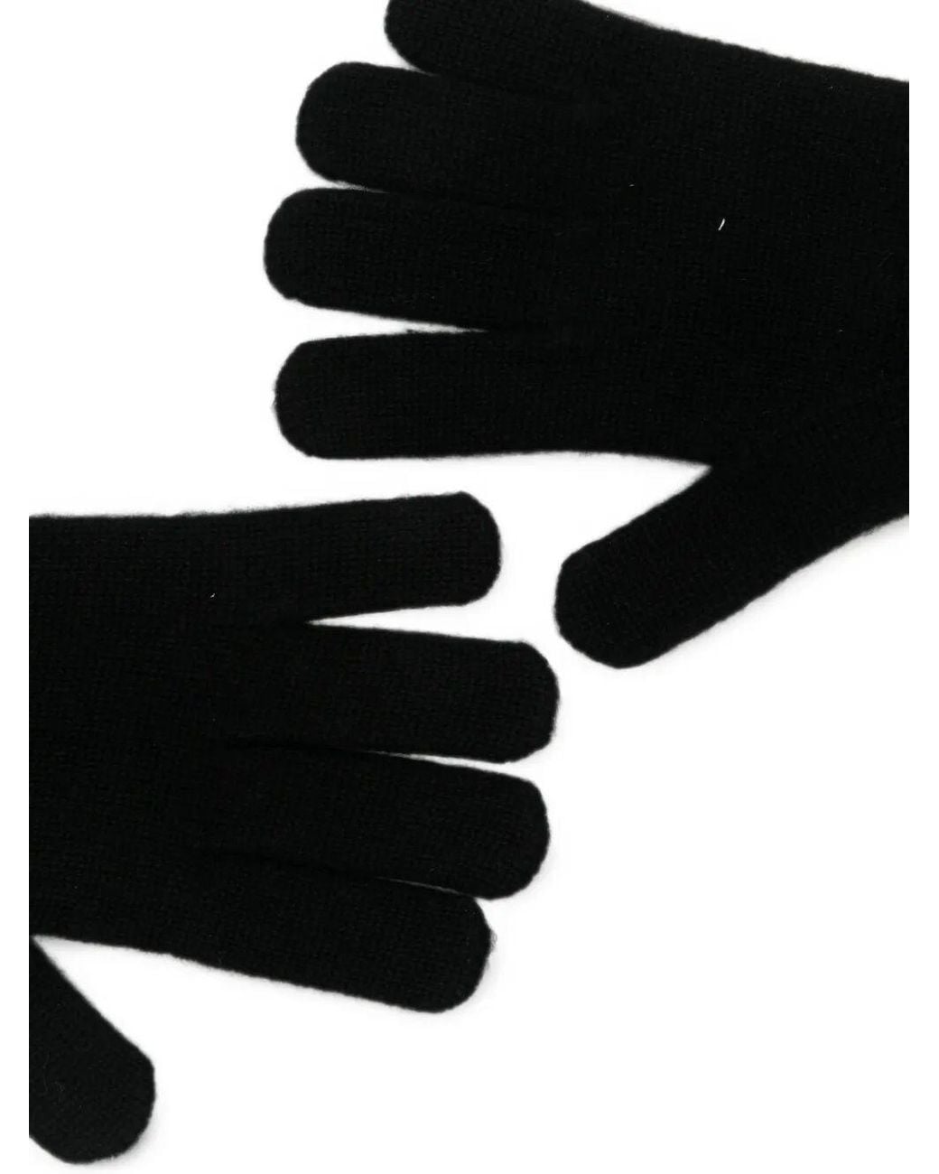 ABSOLUT CASHMERE Black "Lorenza" Gloves for men