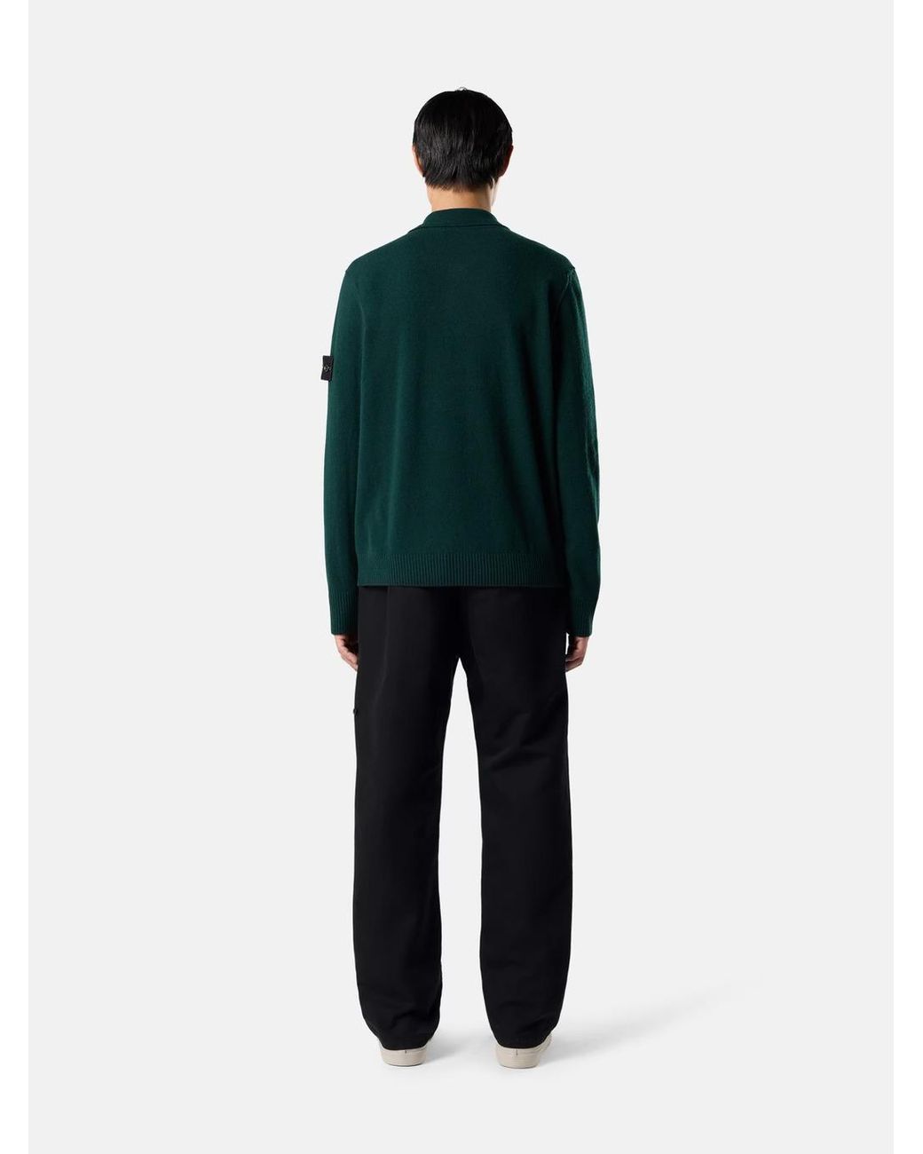 Stone Island Green Rws Sweater for men