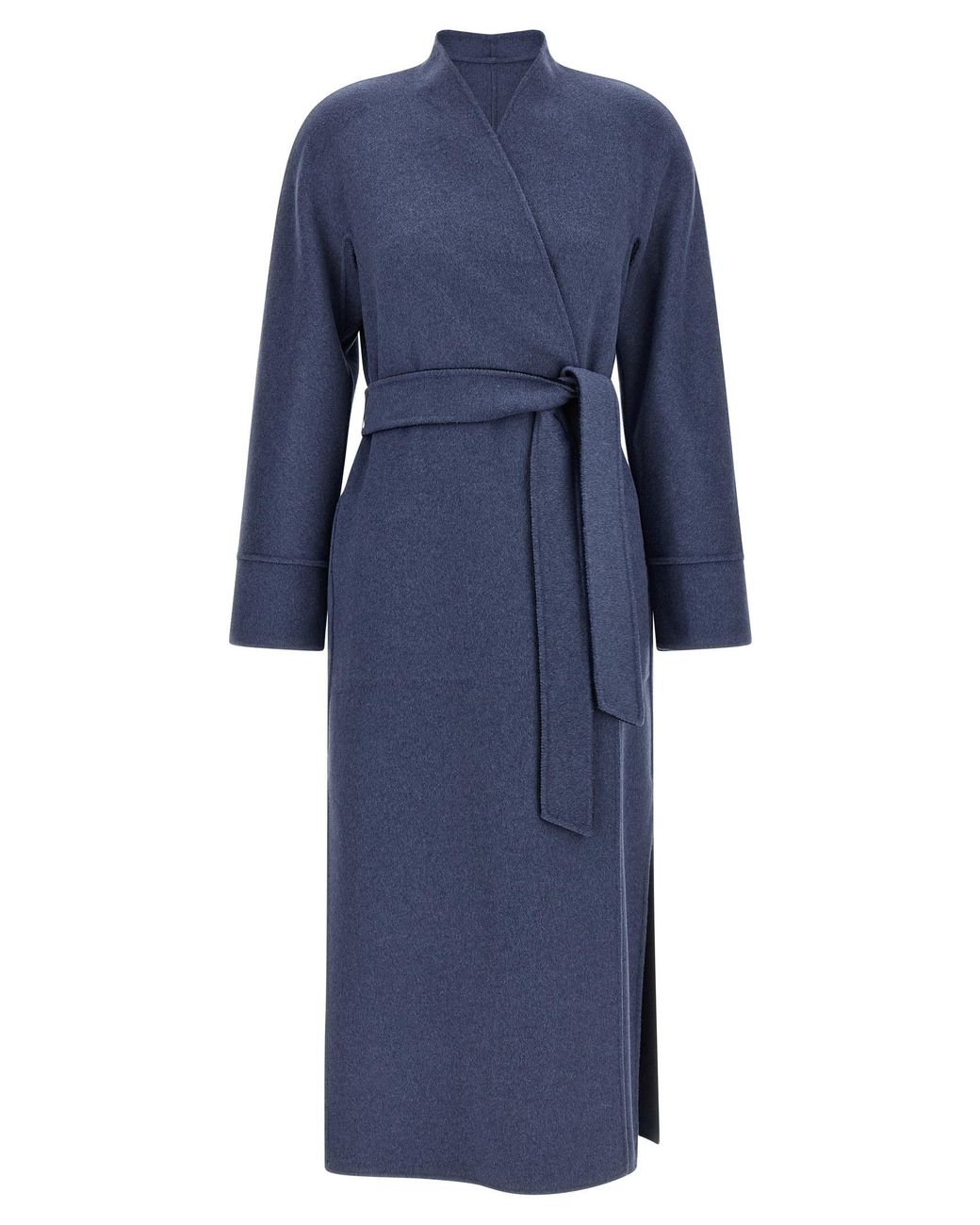 Max Mara Blue 'Nodo' Reversible Coat