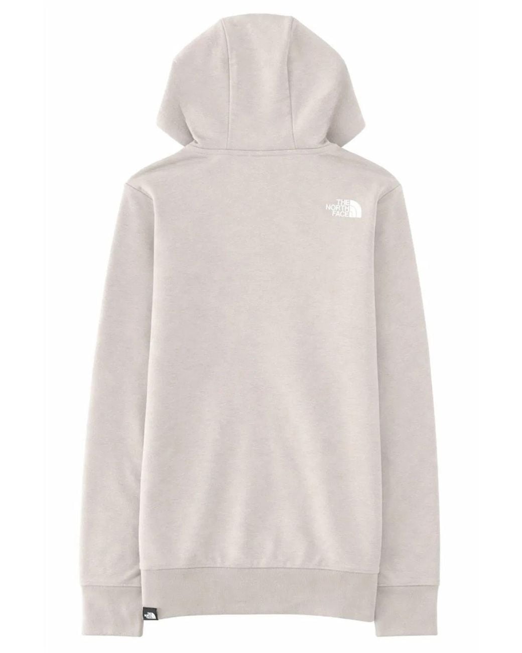 The North Face Gray Felpa Con Logo E Zip for men