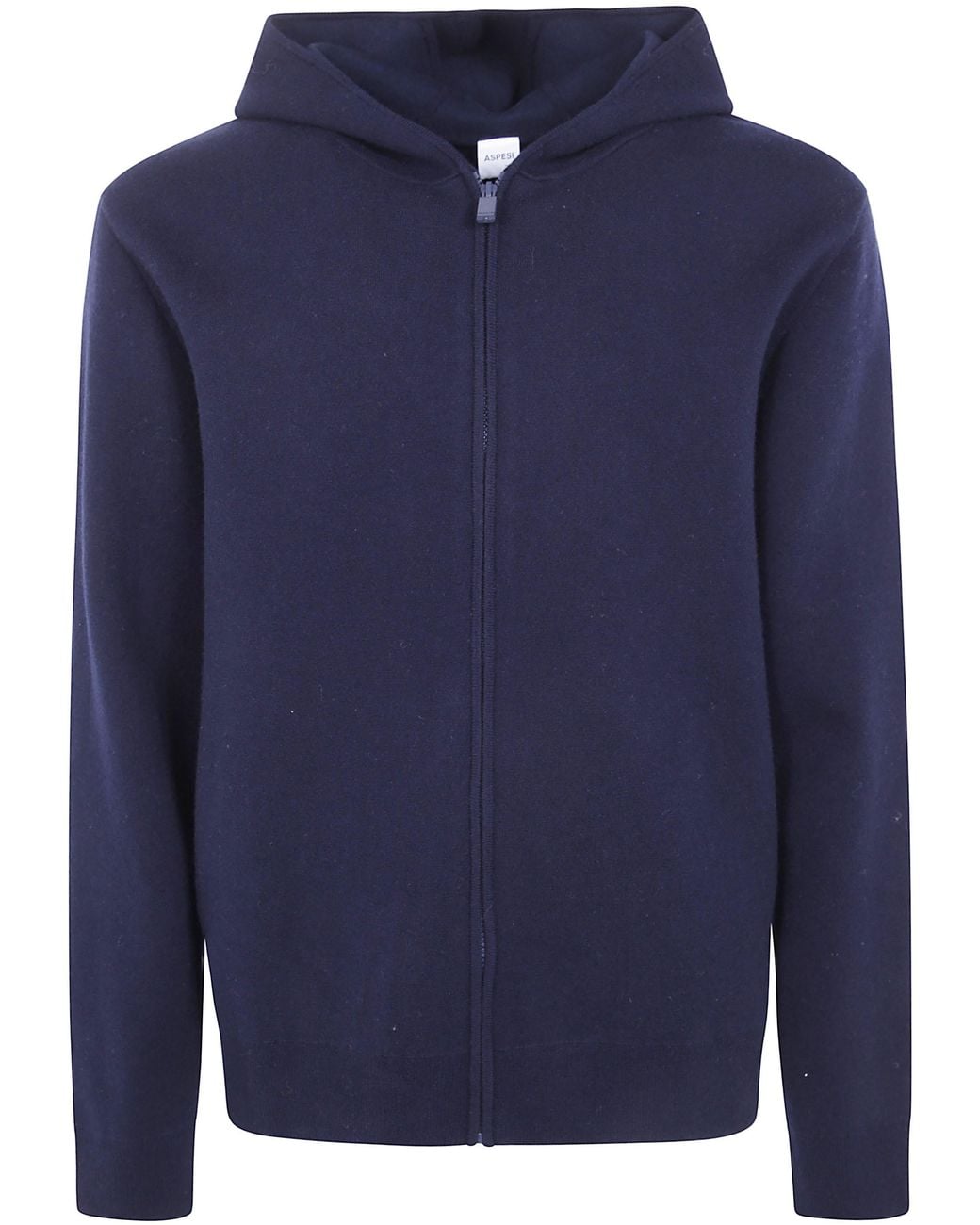 Aspesi Blue "M657" Zip Up Sweater for men