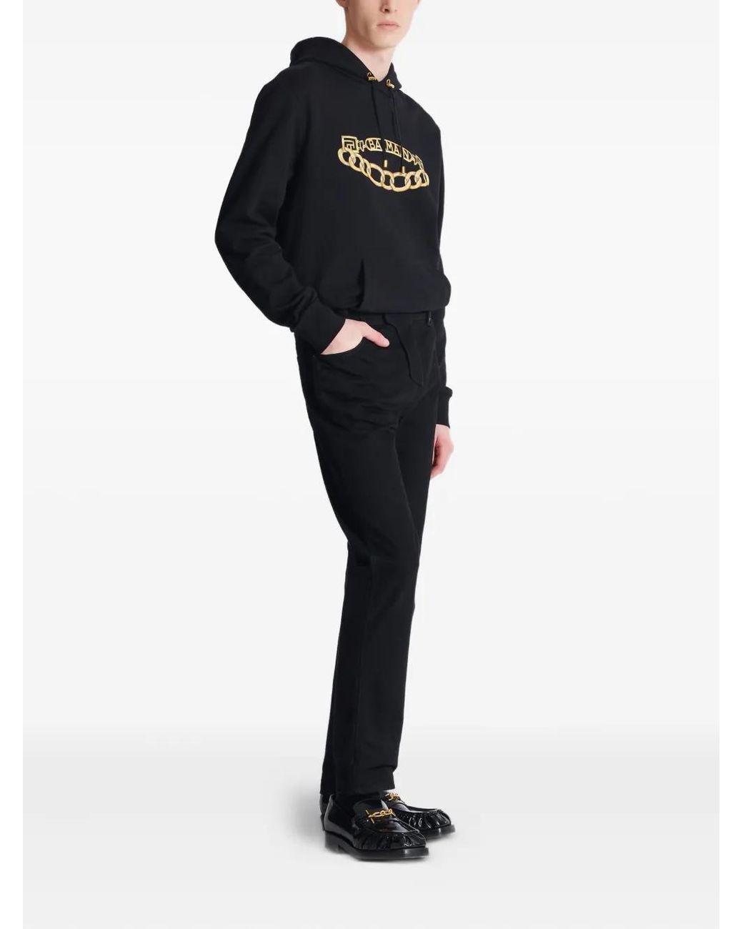 Balmain Black Denim Jeans for men