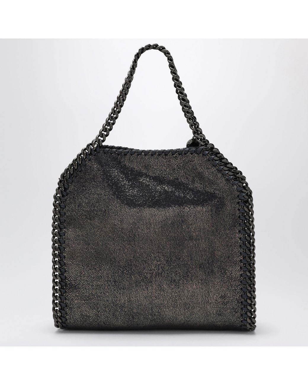 Stella McCartney Black Falabella Dark Mini Tote Bag