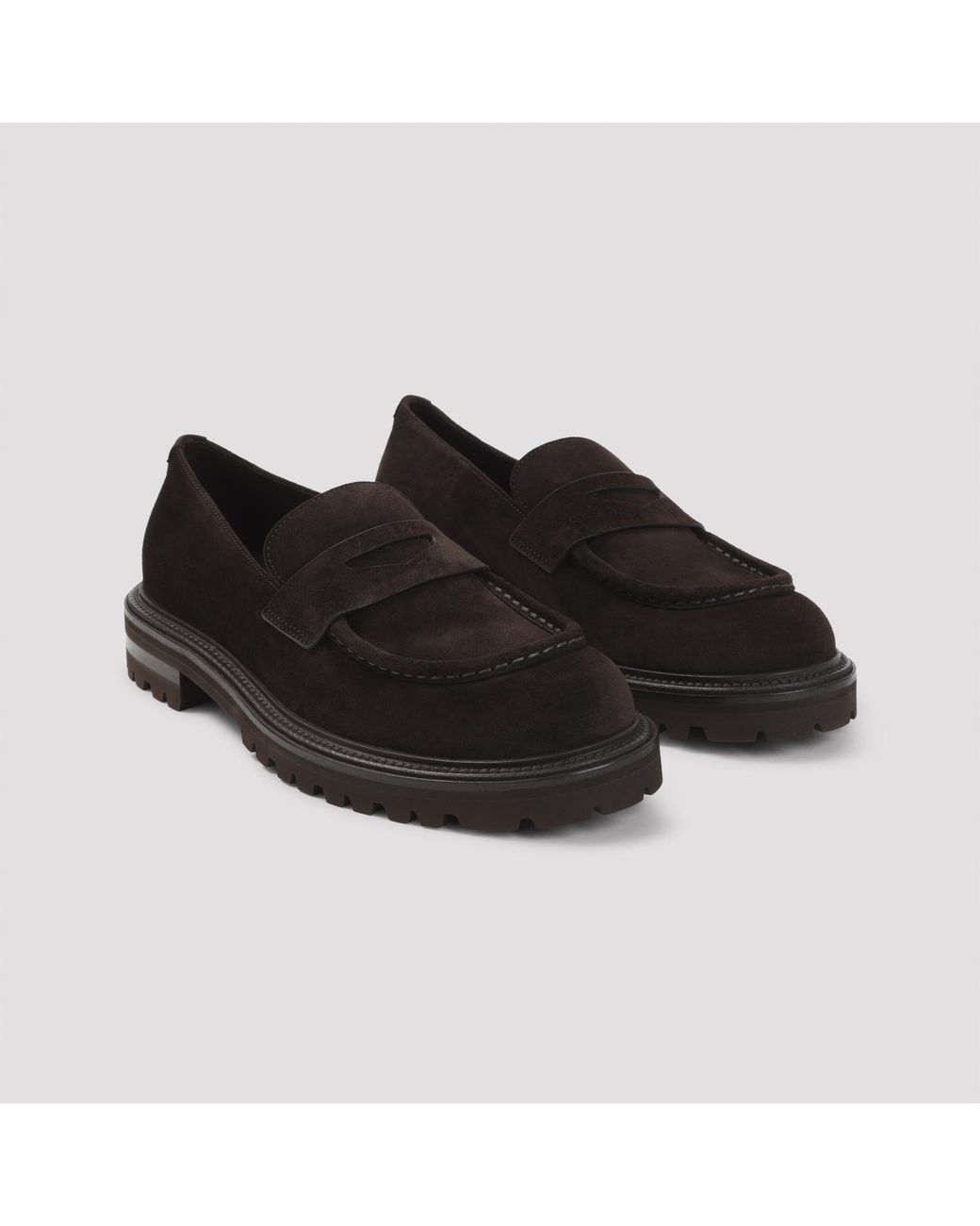 Giorgio Armani Black Loafers for men