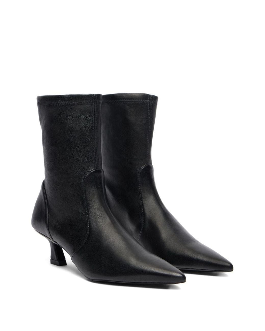 Stuart Weitzman Black Flat Shoes For You