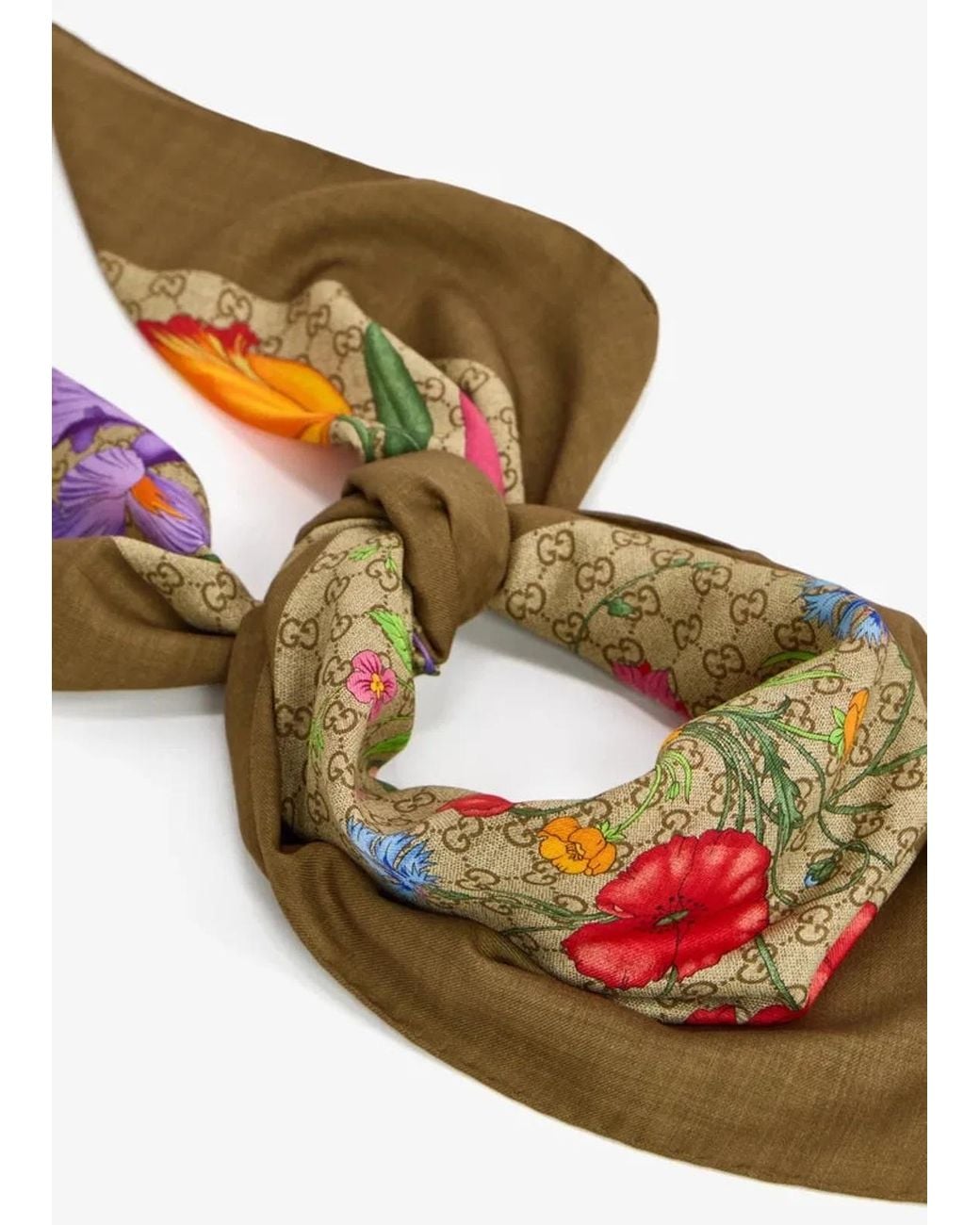Gucci Multicolor Sl Big Flora Canvy Se Wo