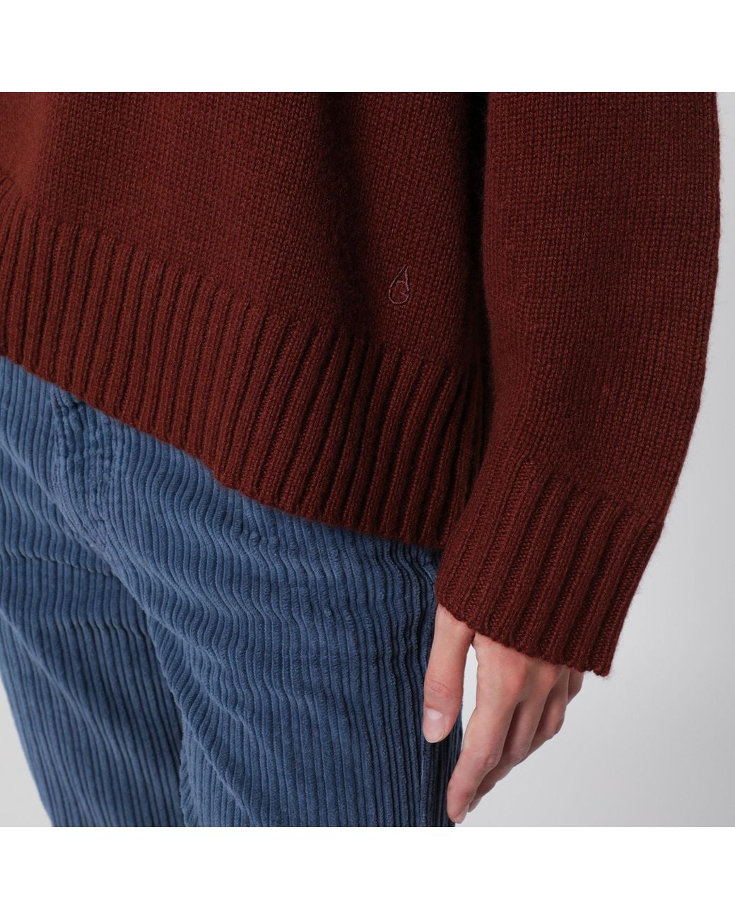 Alexandra Golovanoff Red Cosima 21 Cashmere Sweater