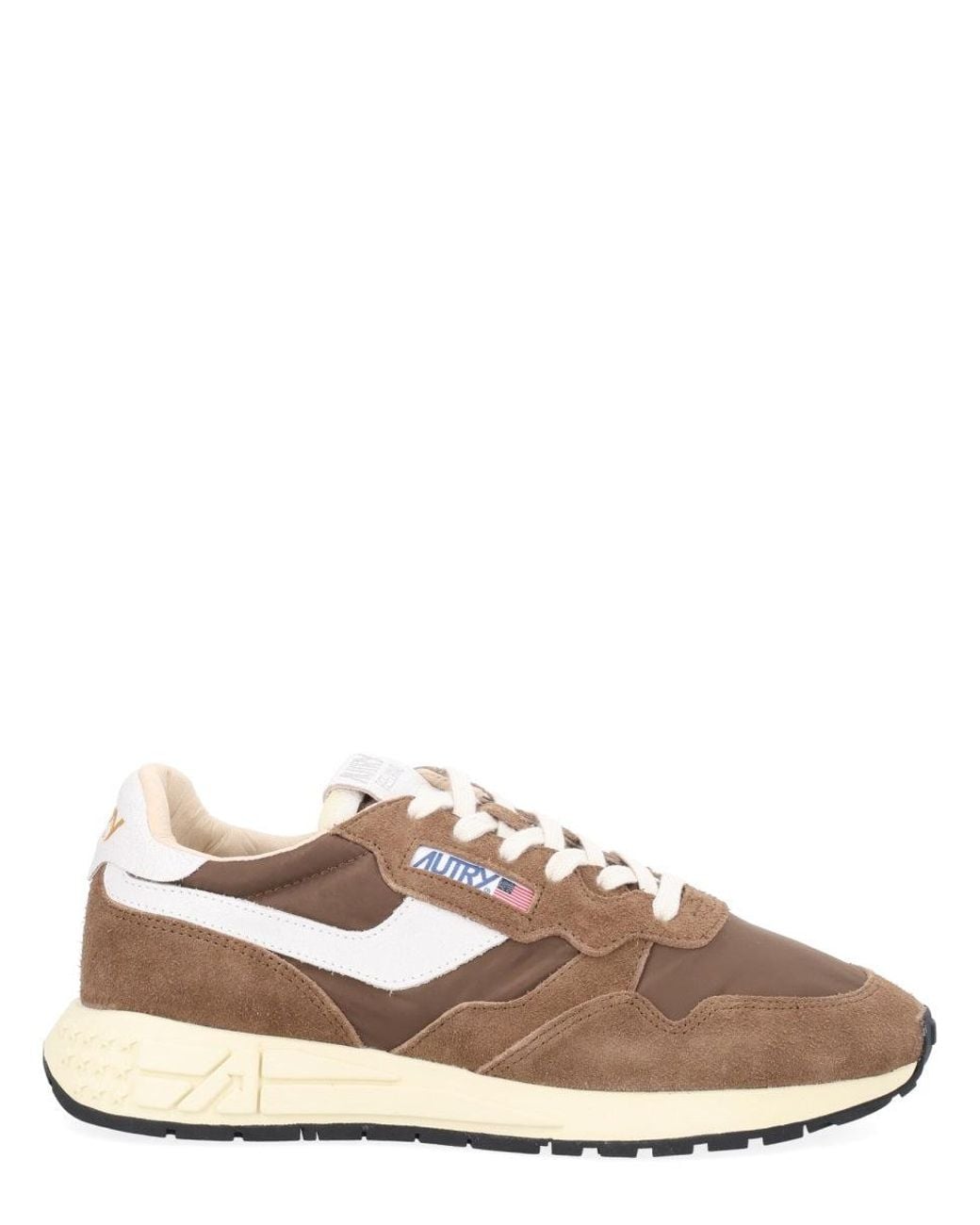 Autry Brown "Reelwind Low" Sneakers for men