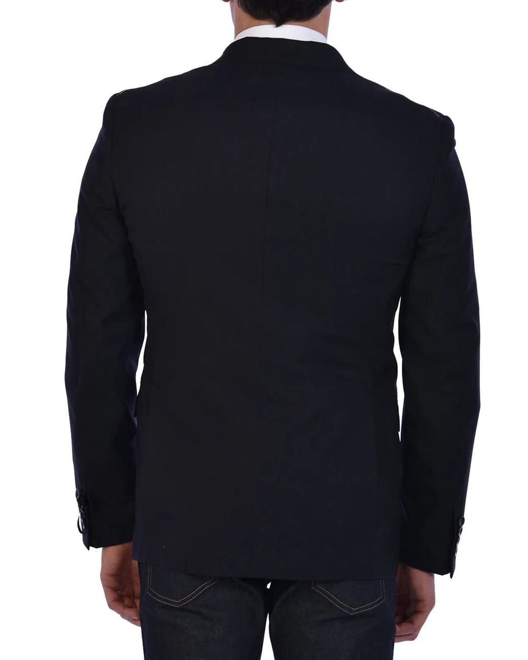 Tonello Blue Wool Jacket for men