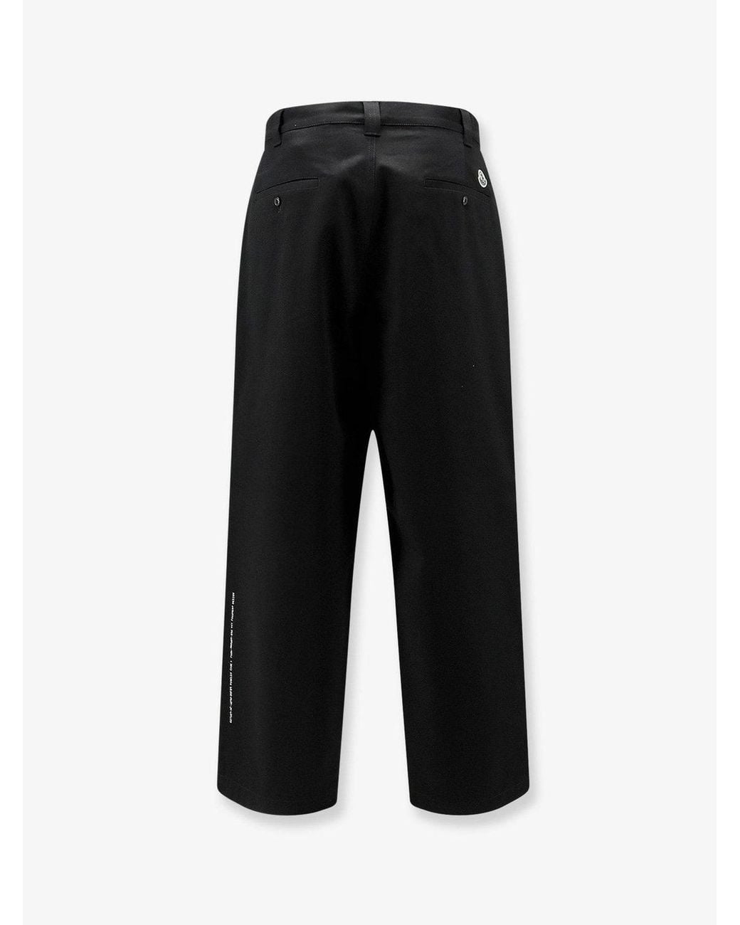 Moncler Genius Black Trousers for men