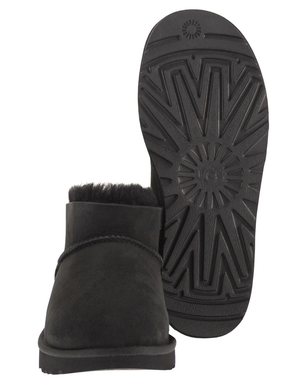 Ugg Black W Ultra Mini Bailey Bow