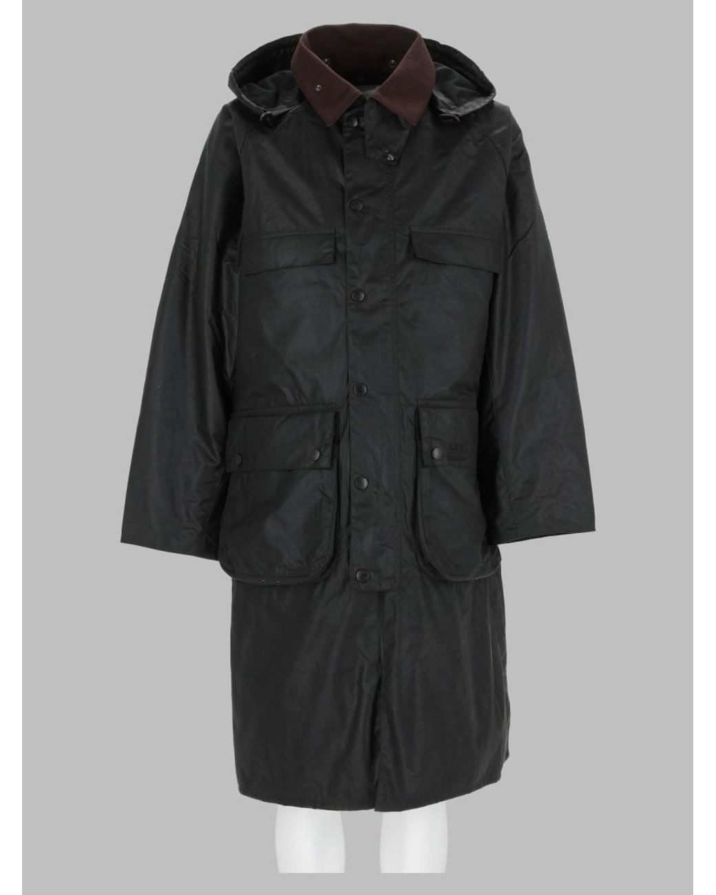 barbour x a.p.c. Black Barbour X A.P.C. for men