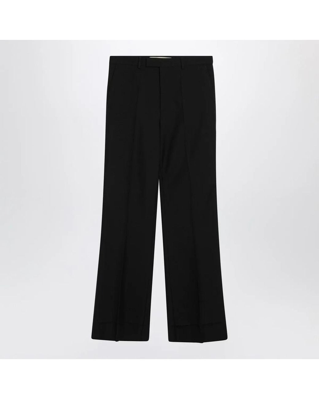 Valentino Black Wool-Blend Trousers for men