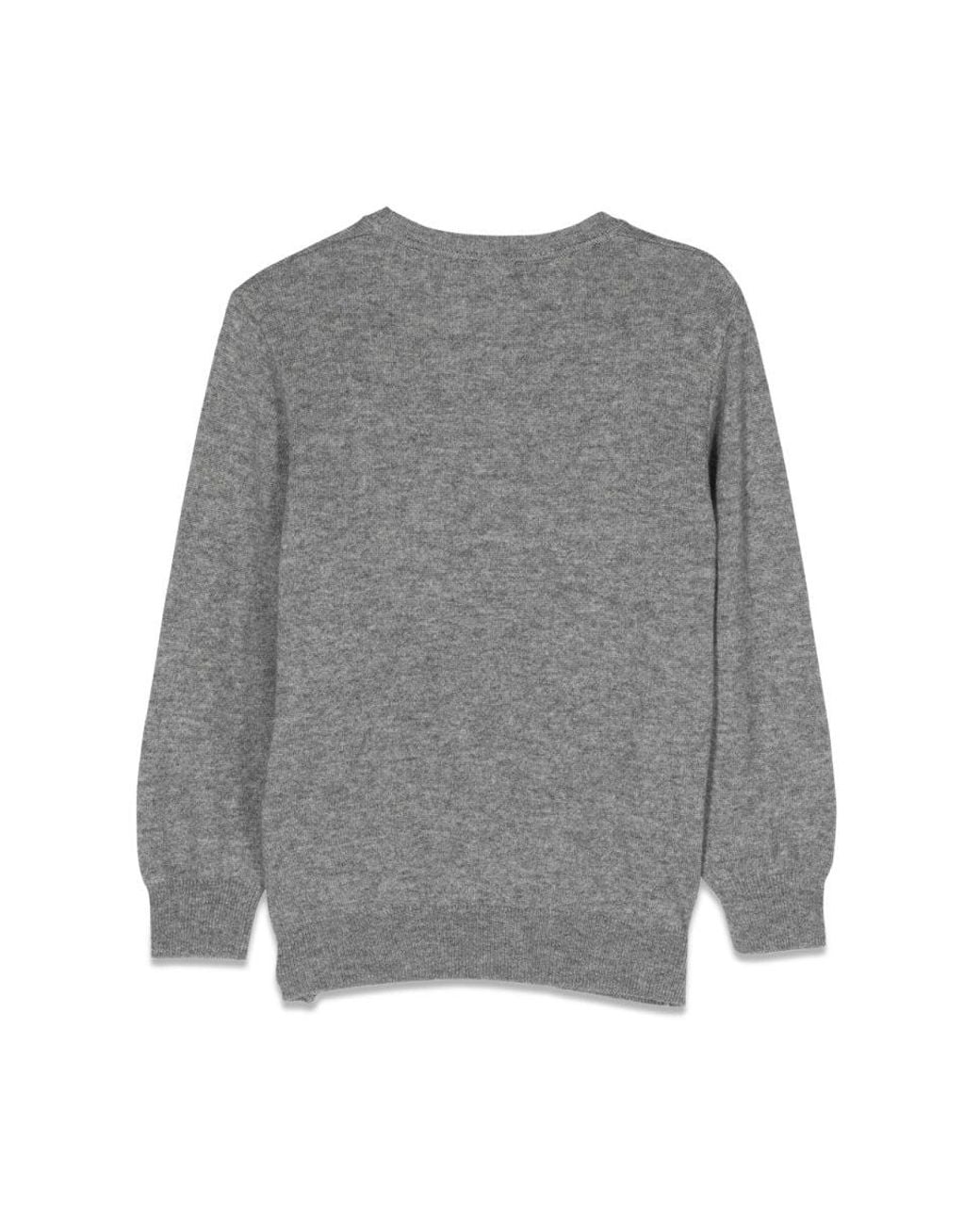 Givenchy Gray Logo Crew Neck Pullover
