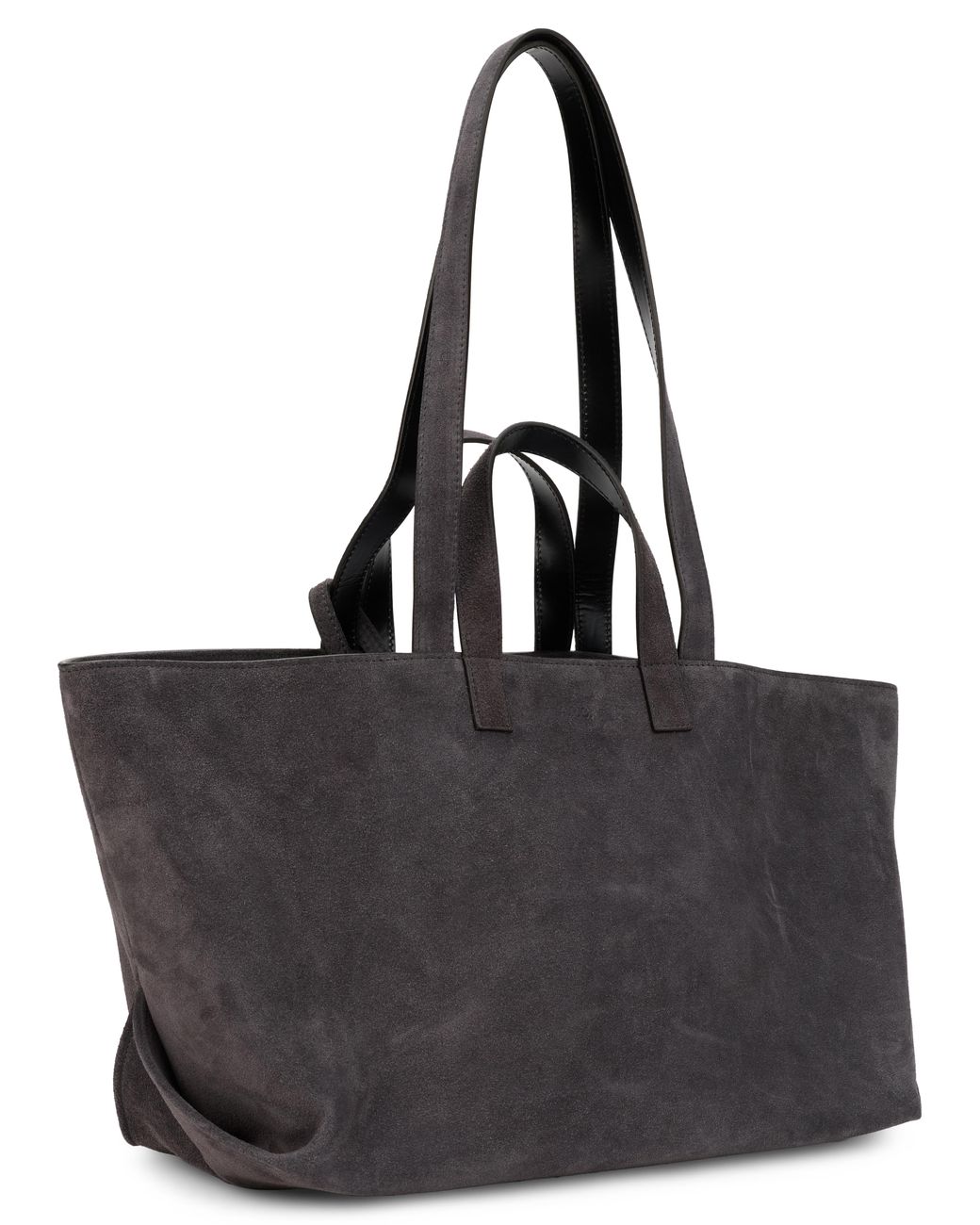 A.P.C. Black Suede Tote Bag