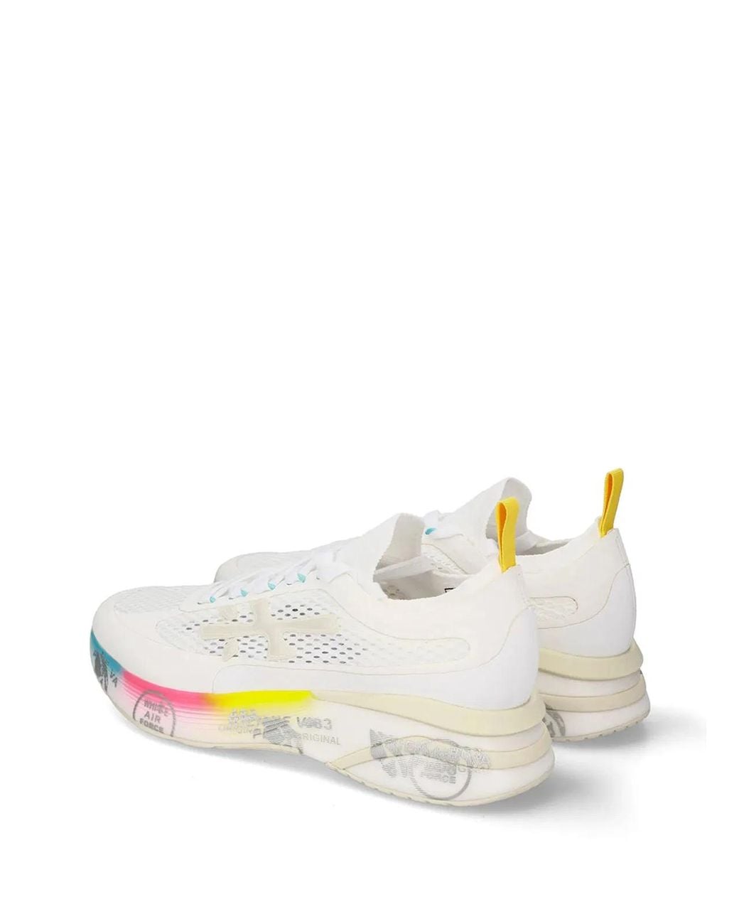 Premiata White Moerun Sneakers for men