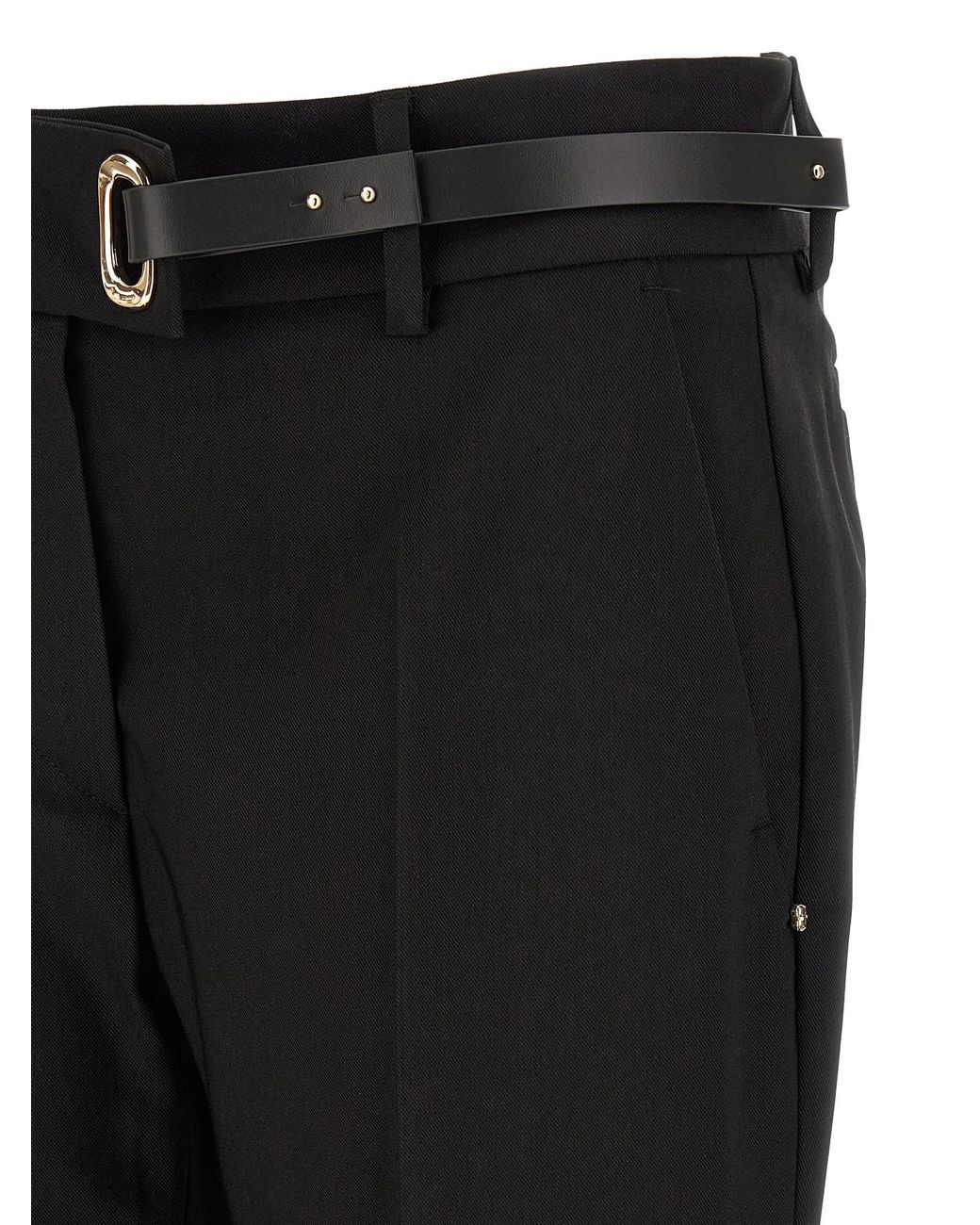 Sportmax Black 'Spxrum' Pants
