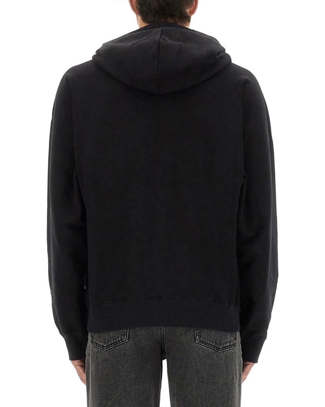 McQueen Black Cotton Sweatshirts for men