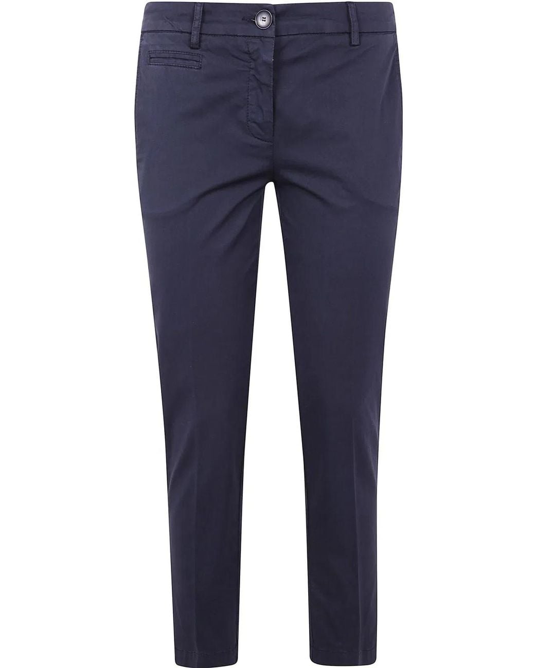 Twinset Blue Regular Trousers
