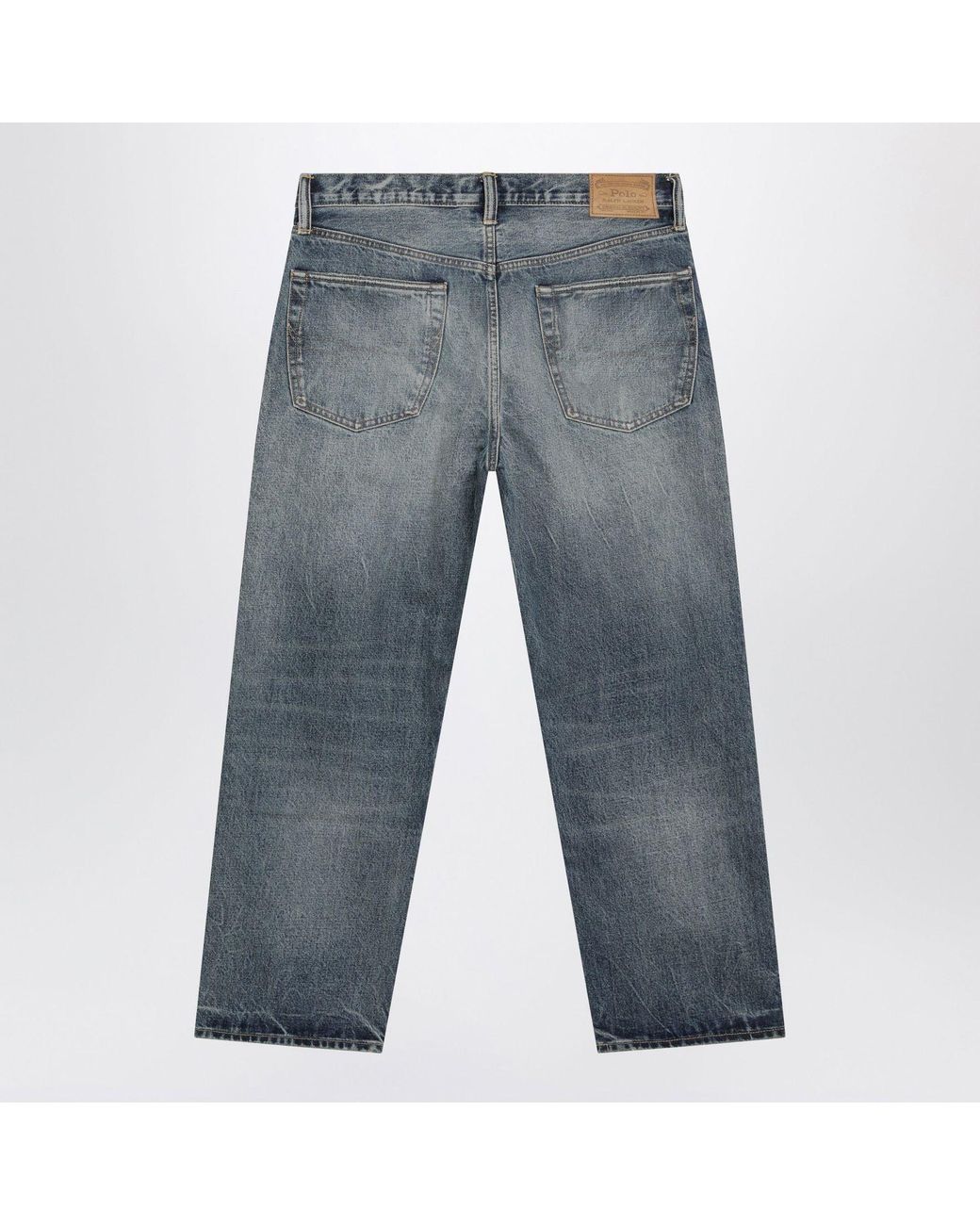 Polo Ralph Lauren Blue Washed Denim Jeans for men