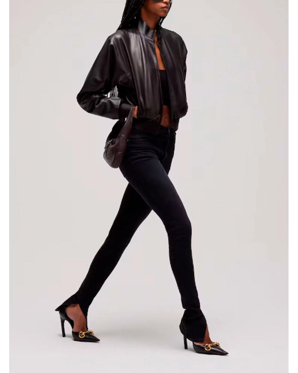 Gucci Black Mid Skinny Pants