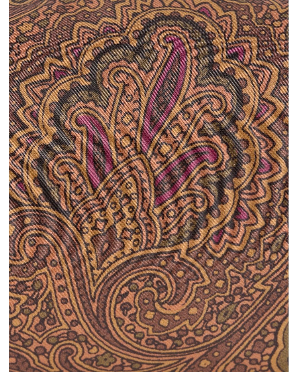 Etro Brown Medium Arnica Paisley-Print Wash Bag for men