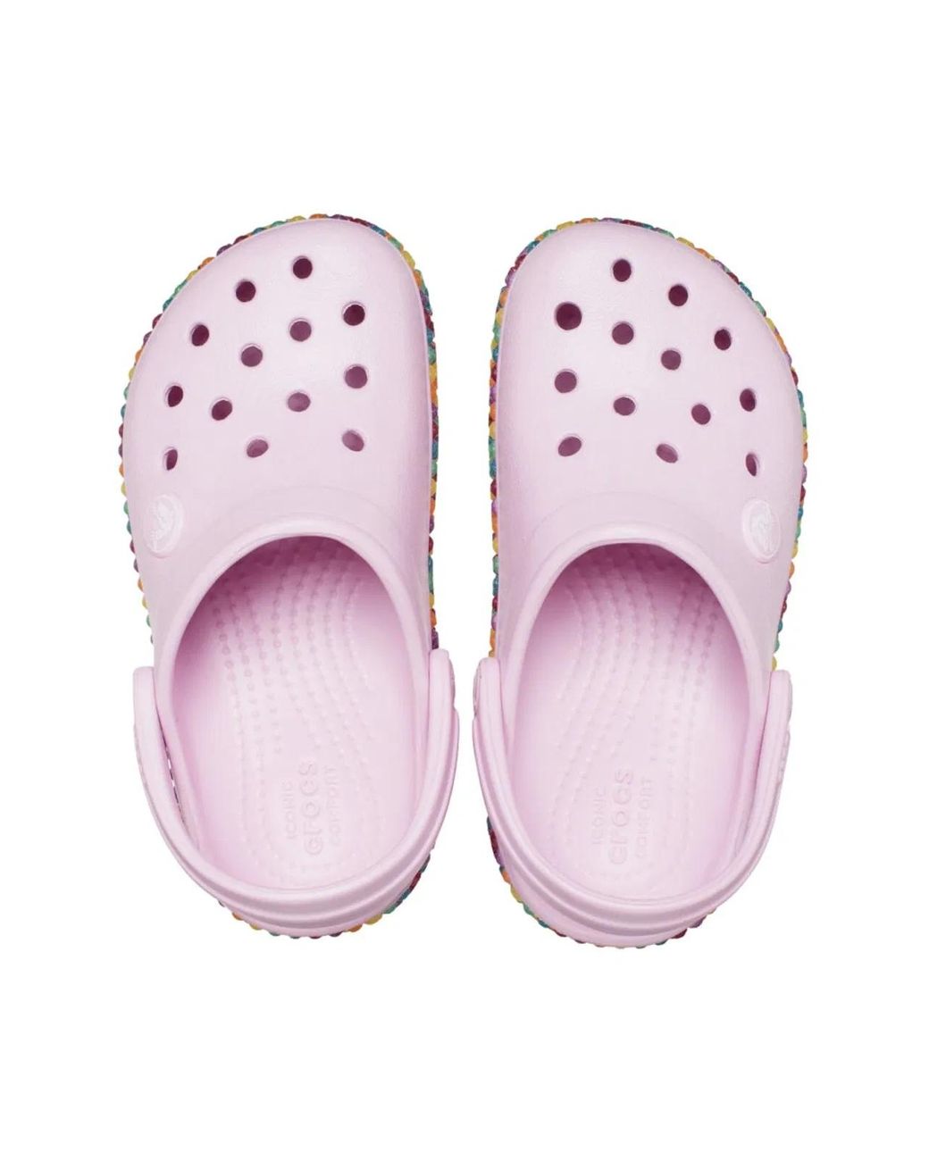 CROCSTM Pink Crocband Gem Band Clog