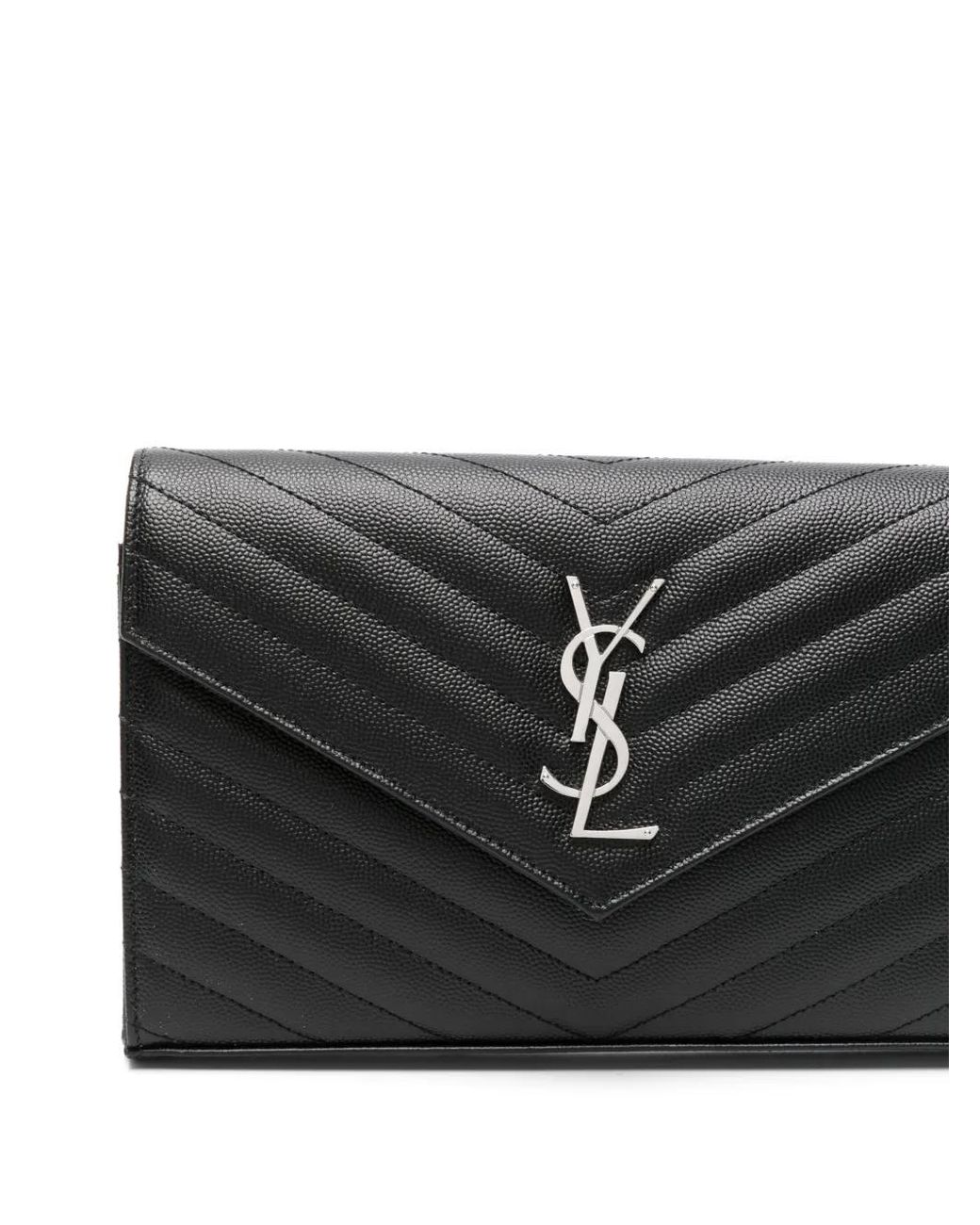 Saint Laurent Black Chain Wallet