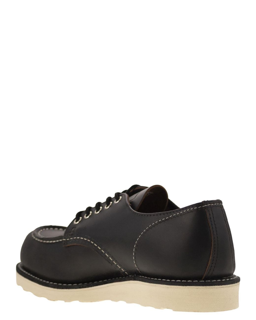 Red Wing Black 8090 Shop Moc Toe Oxford Prairie Shoe for men