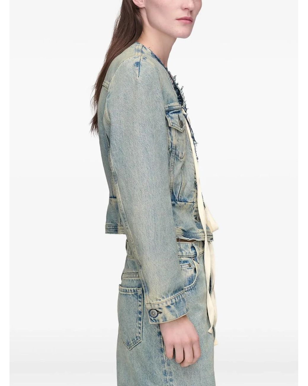 Maison Margiela Blue Denim Cotton Jacket