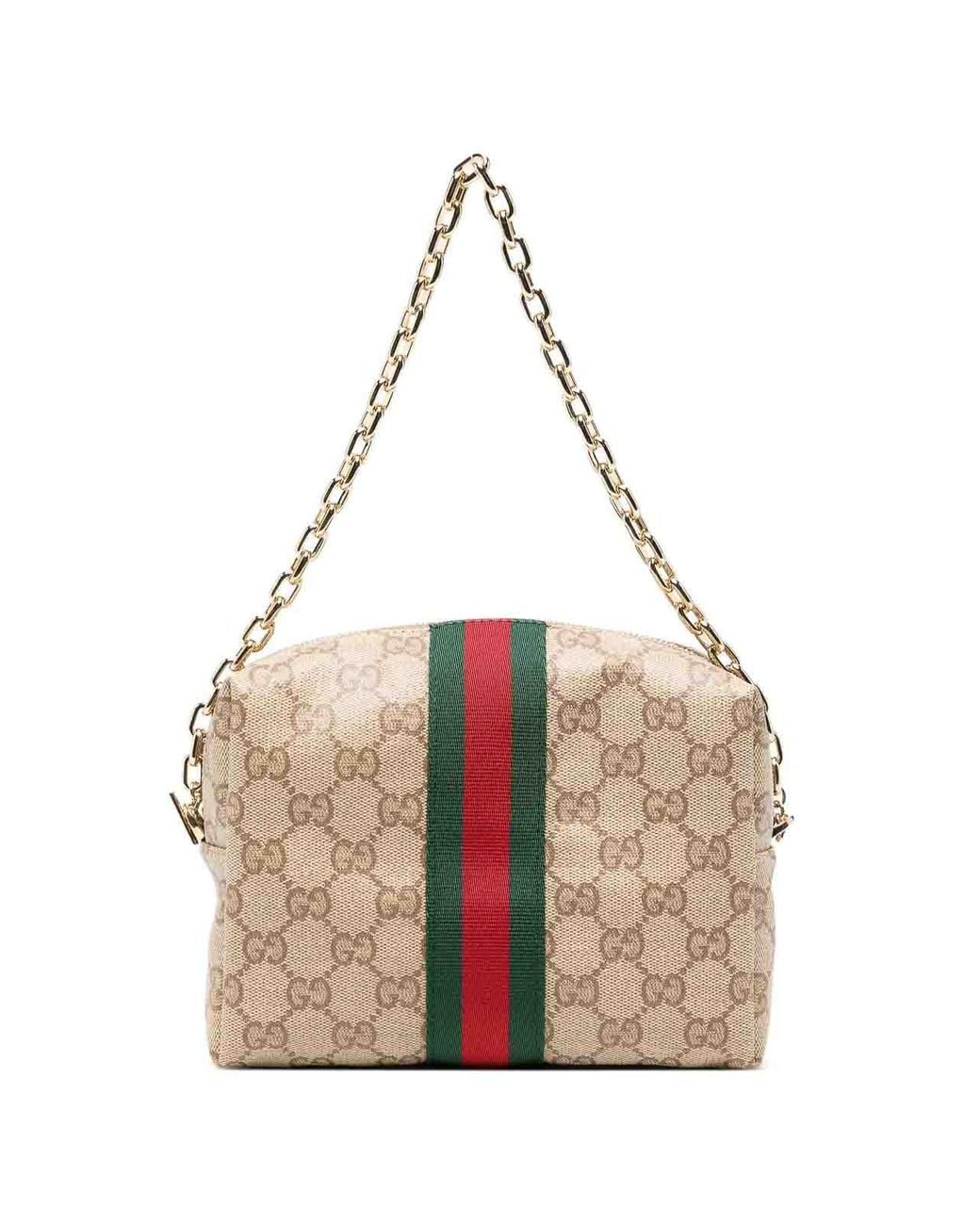Gucci Natural Vinsanbr/Dkbr Mini Bag