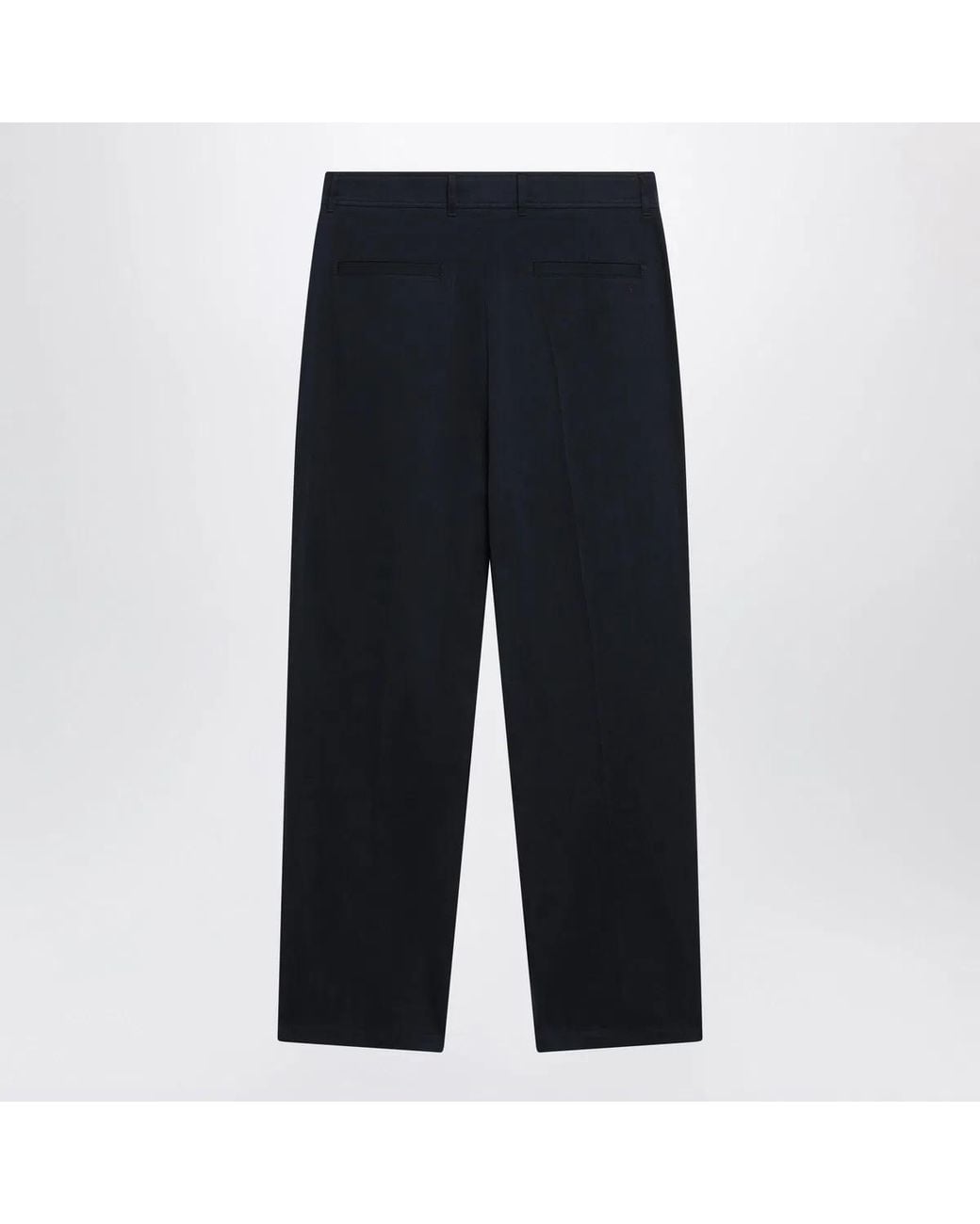 Valentino Blue Cotton Trousers for men