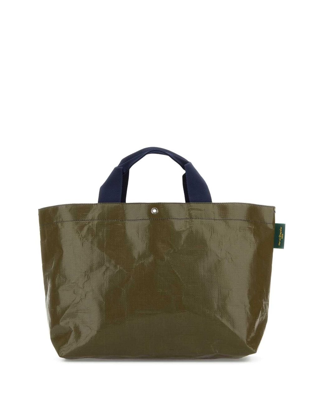 Herve Chapelier Green Army Polyethylene 2012Pp Shopping Bag