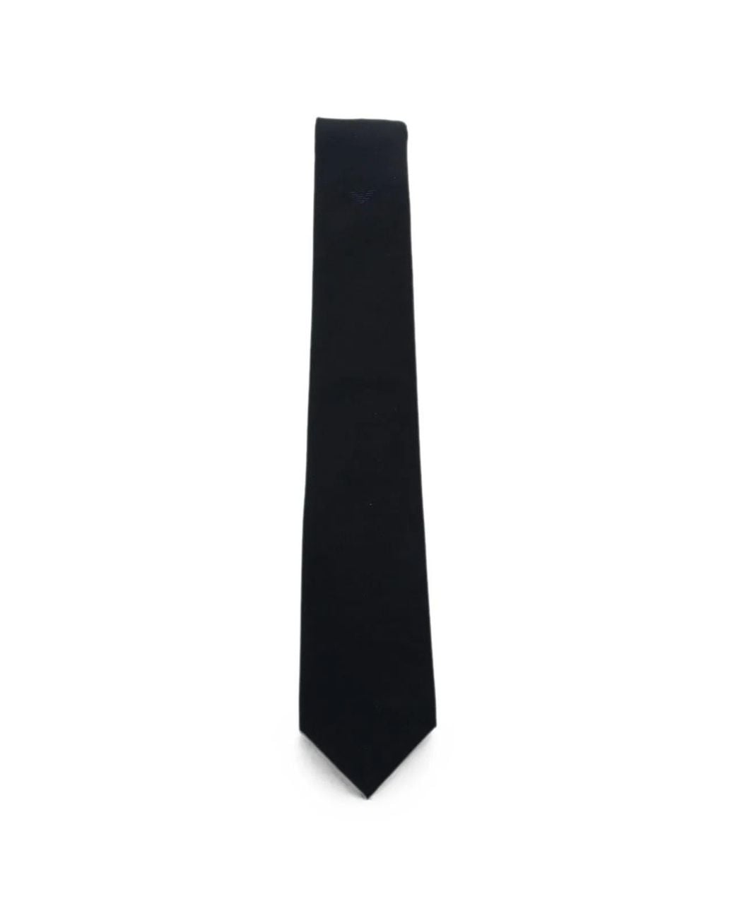 Emporio Armani Black Polyamide Elastane Tie for men