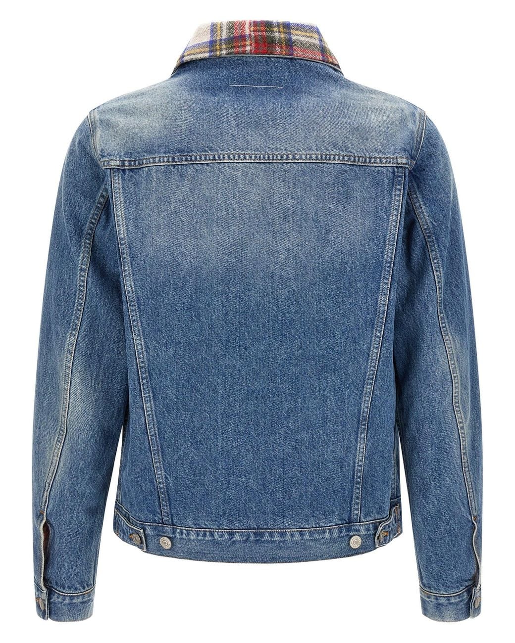 MM6 by Maison Margiela Blue Denim Jacket for men