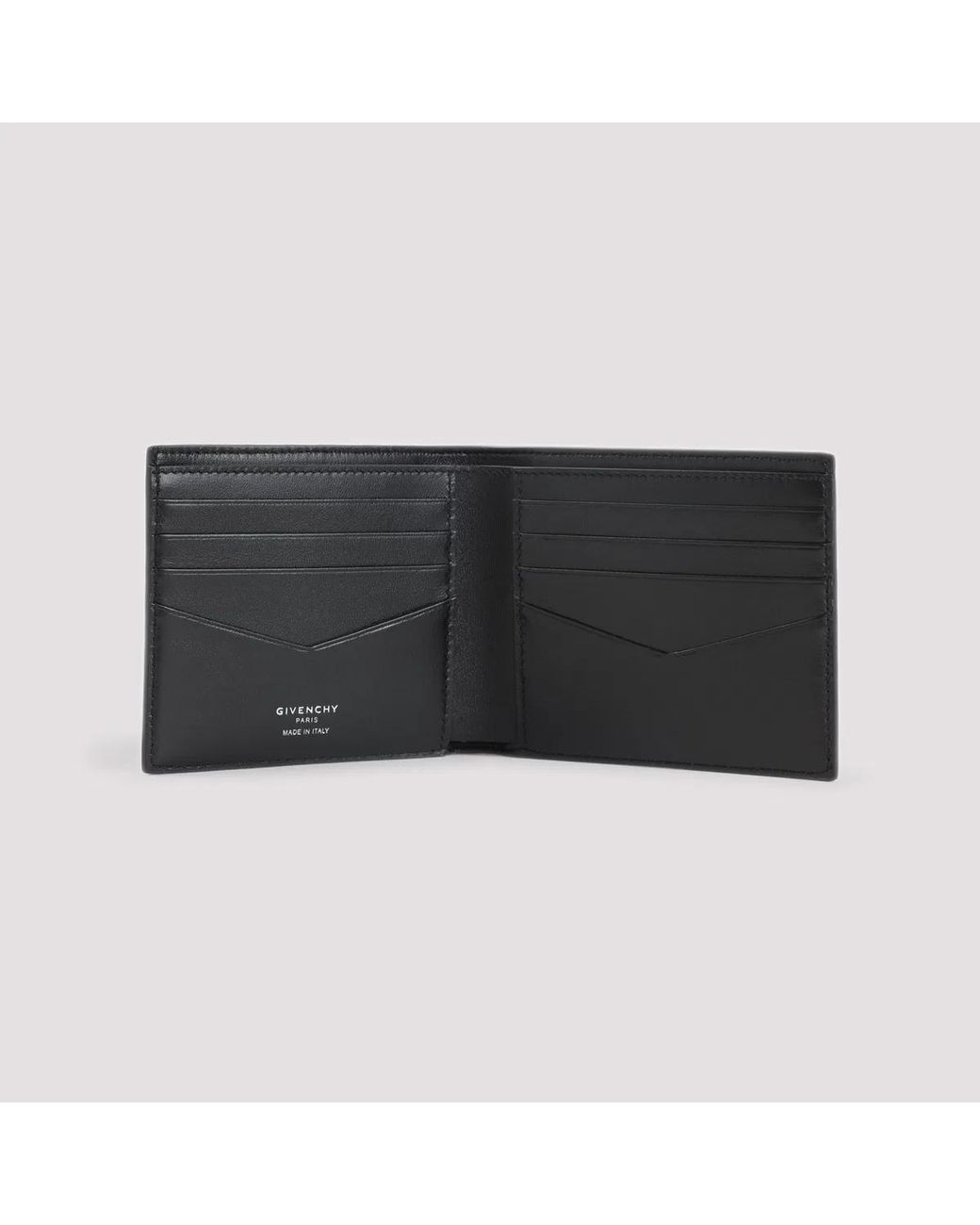 Givenchy Black Calf Leather Wallet for men