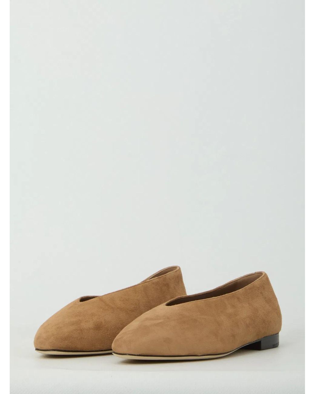Jimmy Choo Brown Margot Flat Ballets