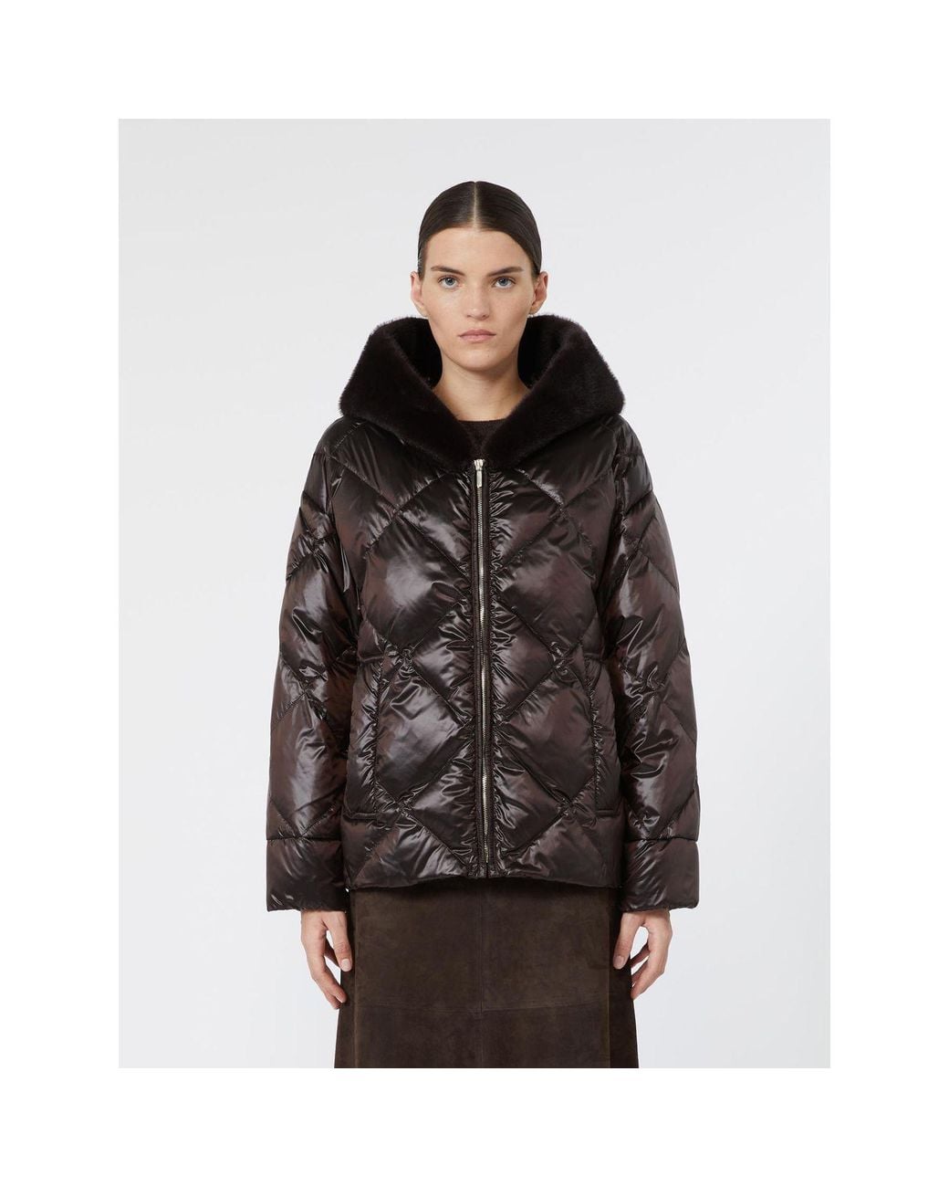 Max Mara Black Mtcnebbie Quilted Jacket