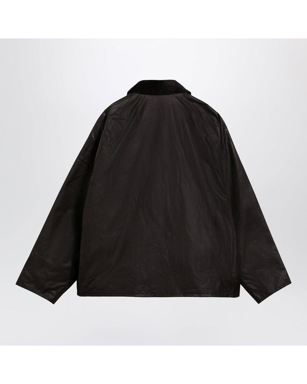 Barbour Black Os Transport Waxed Jacket for men