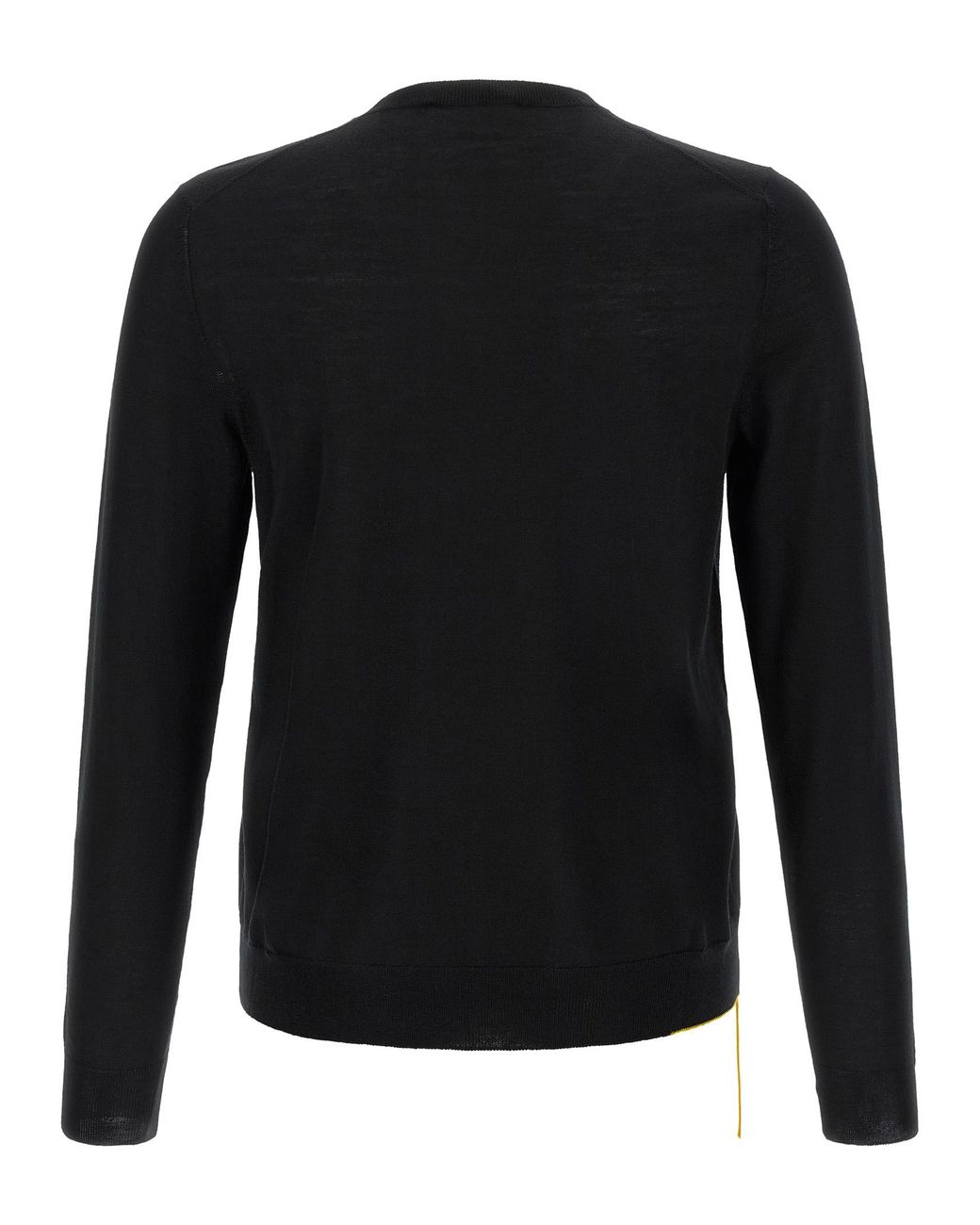 Fendi Black Stitching Sweater With Visible Thread for men