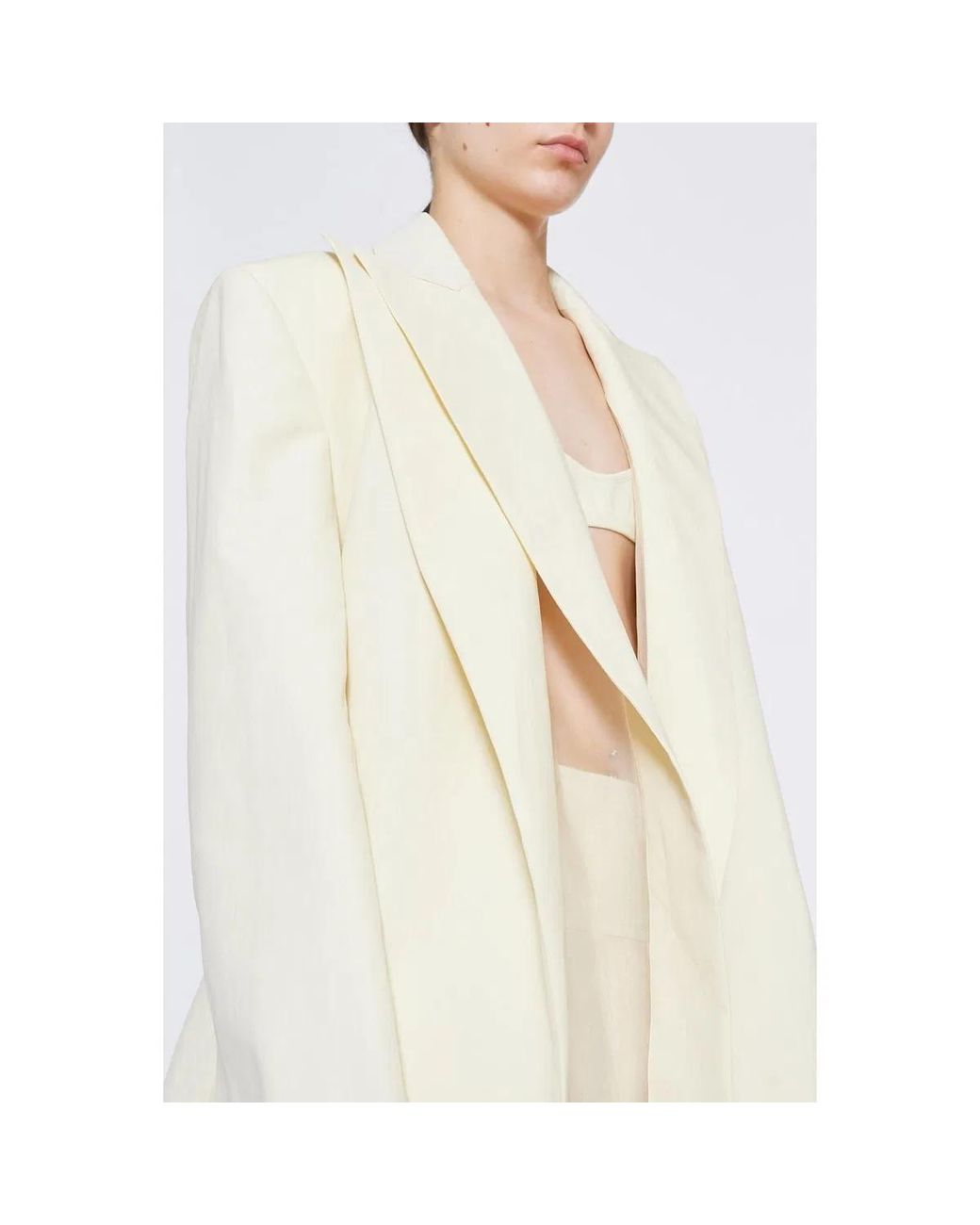 Max Mara White Spstenuta Jacket