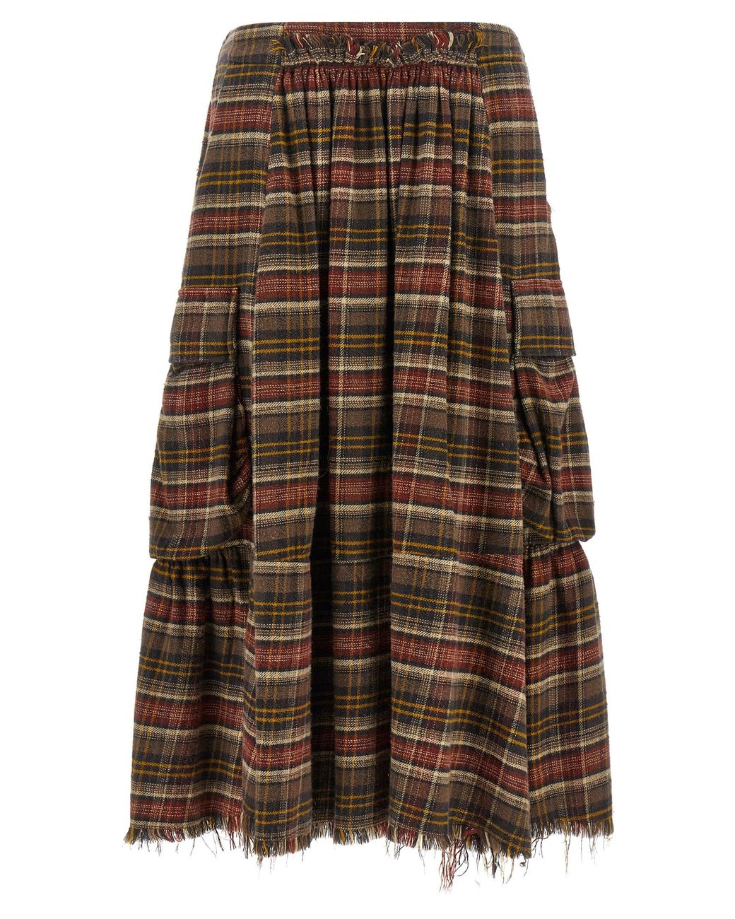R13 Brown Cargo Skirt