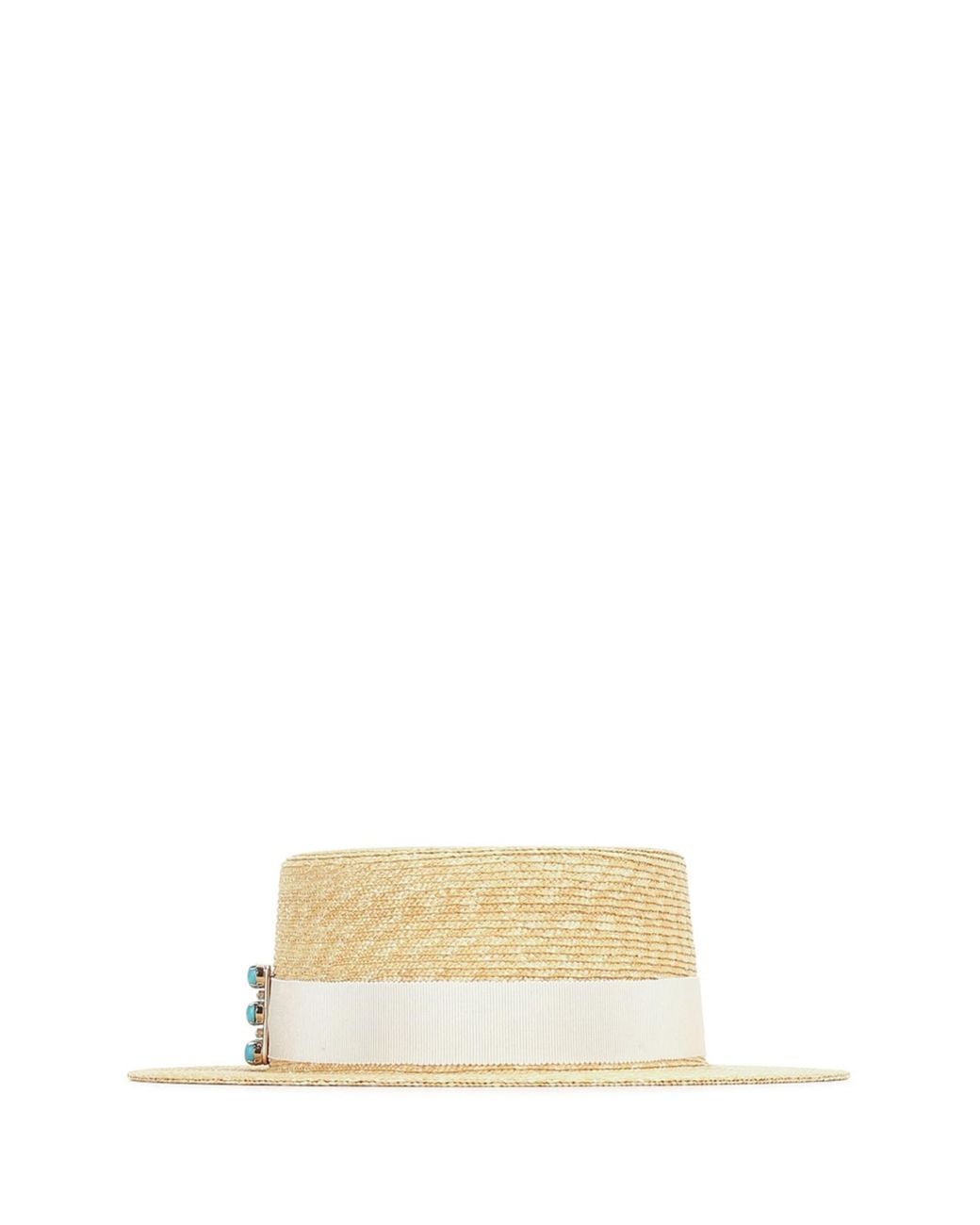 Roger Vivier Natural Tres Vivier Hat