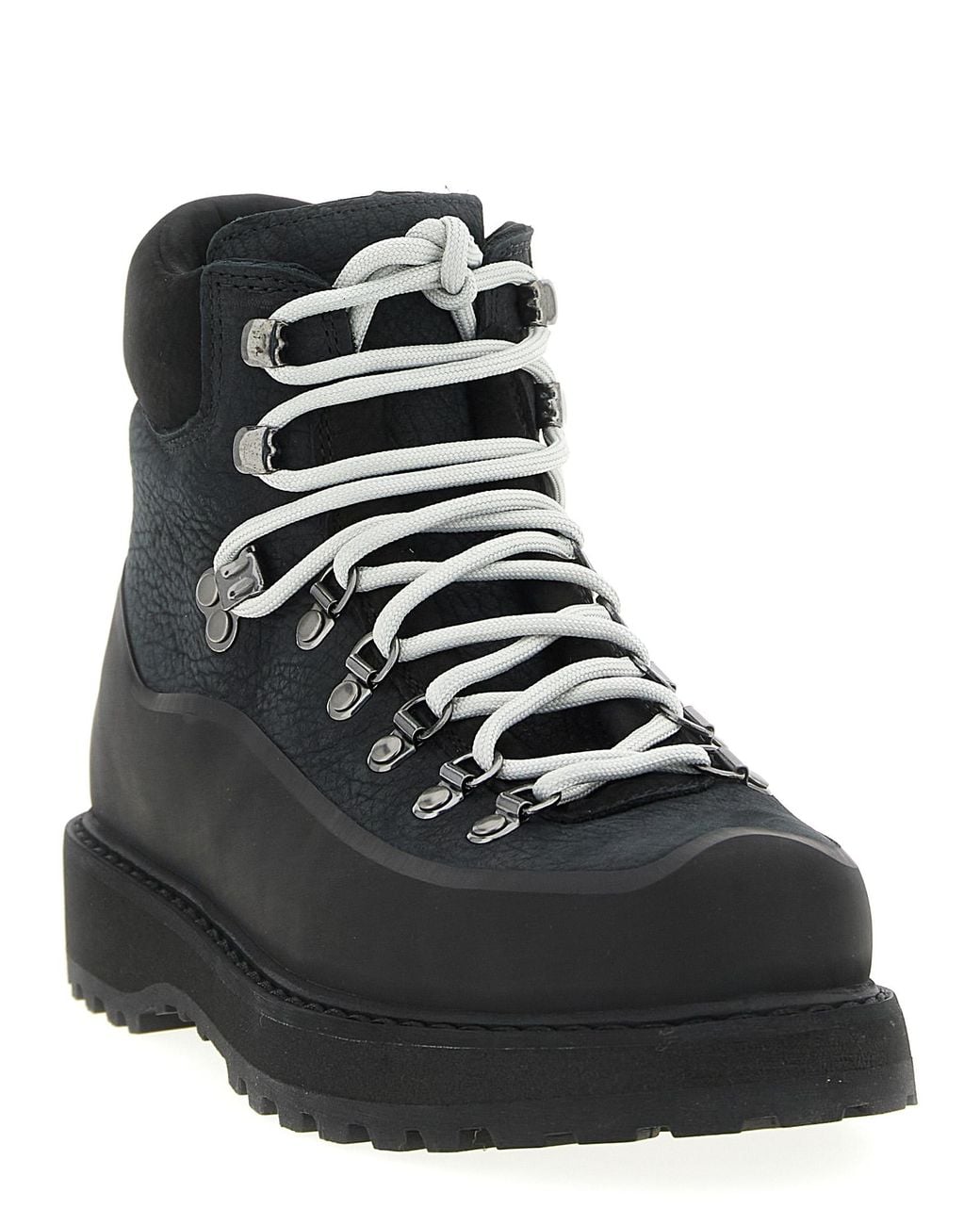 Diemme Black 'Roccia Vet Gomma' Ankle Boots for men