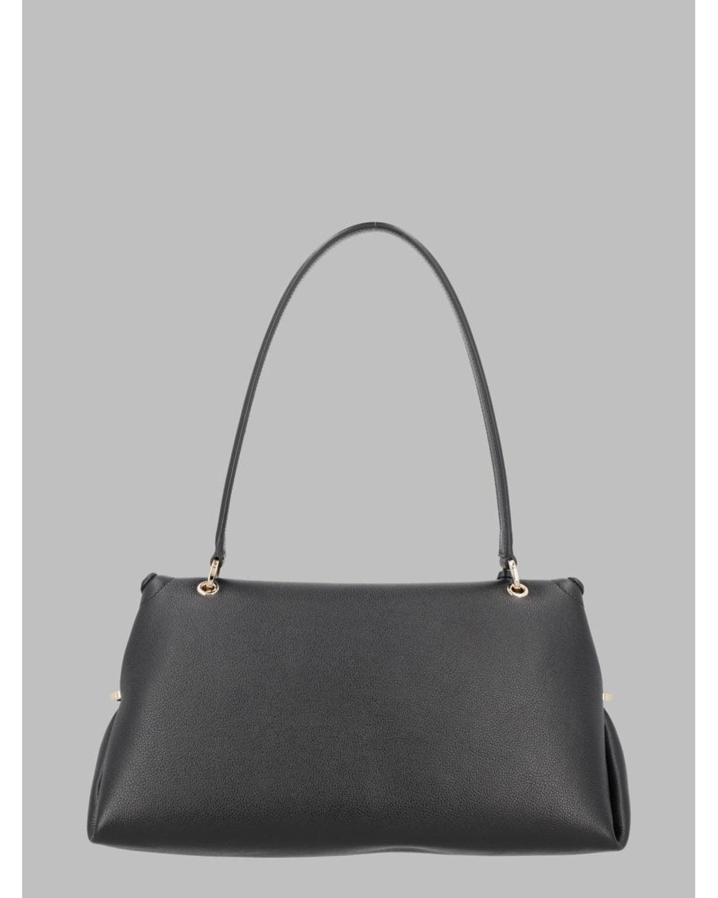 Ferragamo Gray Sleek Shoulder Bag