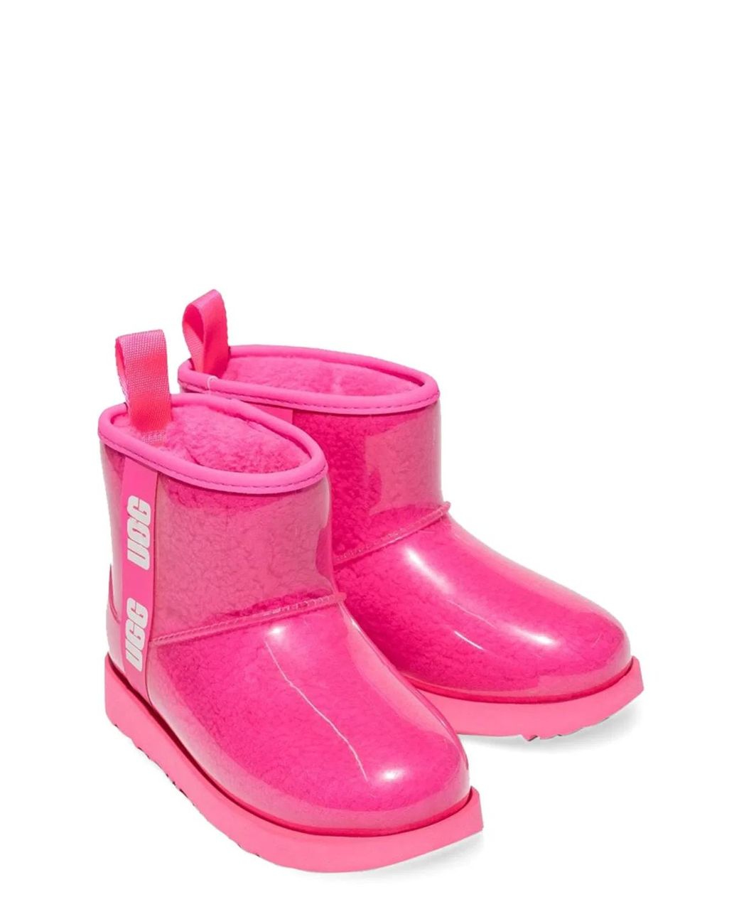 Ugg Pink Classic Clear Mini