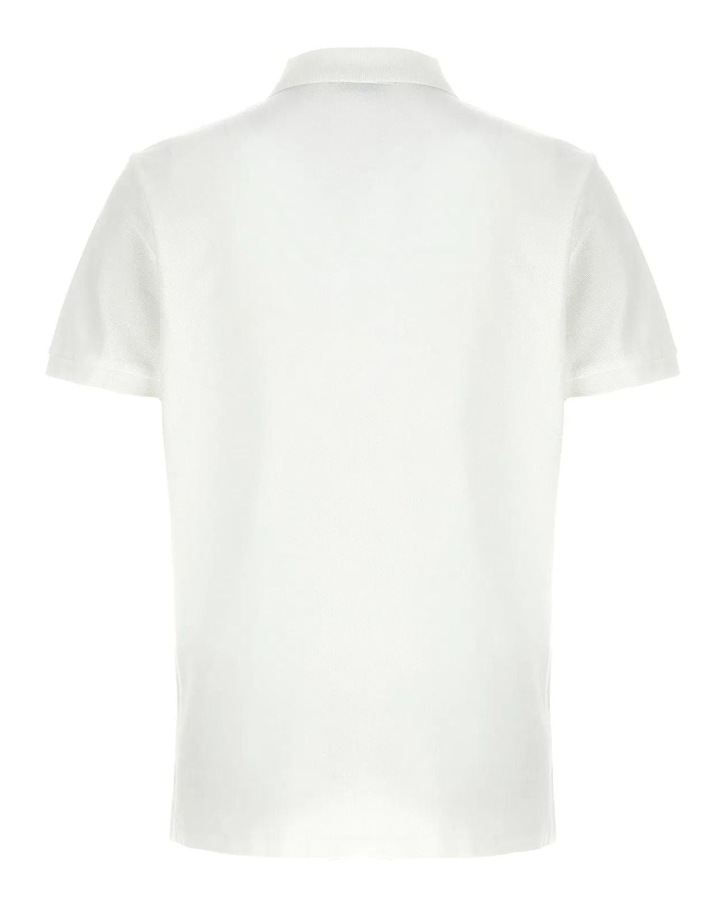 Polo Ralph Lauren White Logo Embroidery Polo Shirt for men