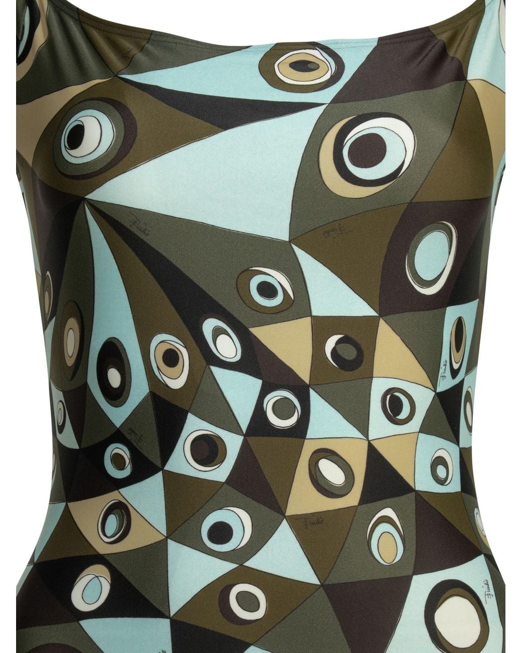 Emilio Pucci Green "Occhi" Overalls